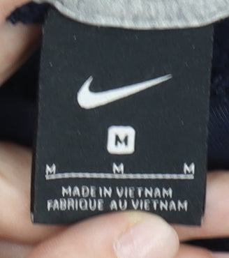 Mens UK Size M Nike Blue Pullover Hoodie