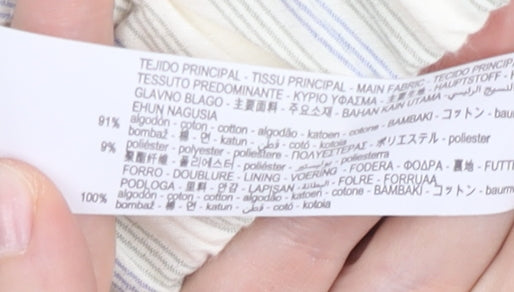 Zara Men's Beige Striped Cotton Jacket Size M Full Zip Casual