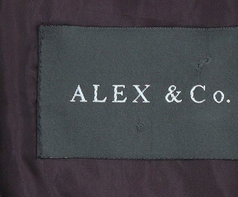 Alex & Co. Womens Brown Polyester Short Jacket Size 10