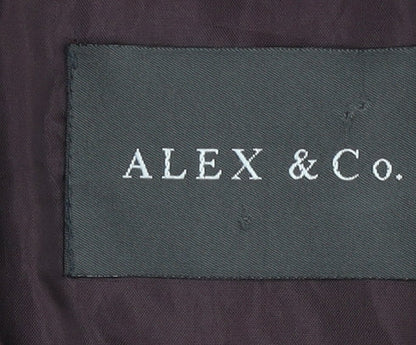 Alex & Co. Womens Brown Polyester Short Jacket Size 10