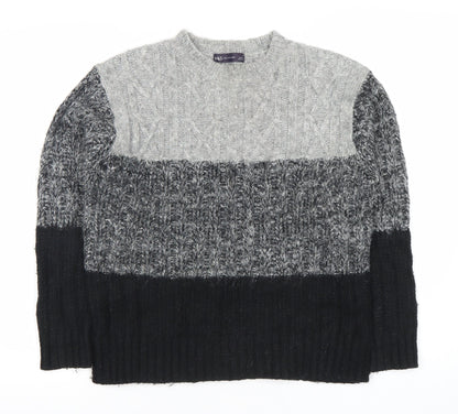 Womens UK Size S Marks and Spencer Grey Pullover Jumper