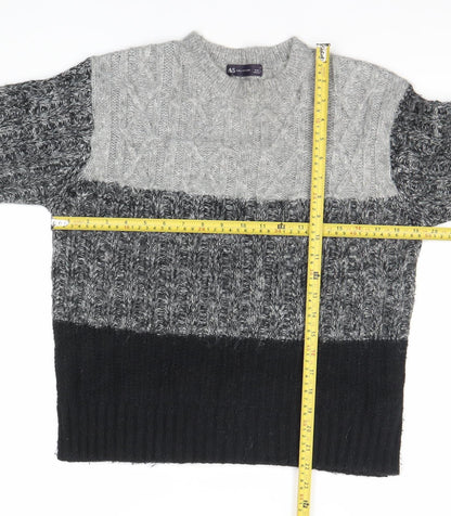 Womens UK Size S Marks and Spencer Grey Pullover Jumper