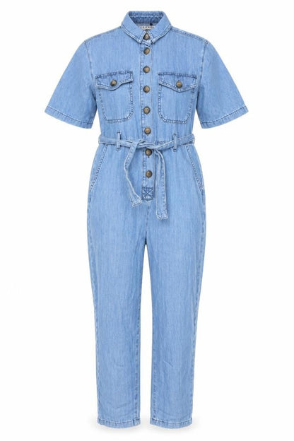 Womens UK Size 4 Denim Co. One-Piece Blue Jumpsuit