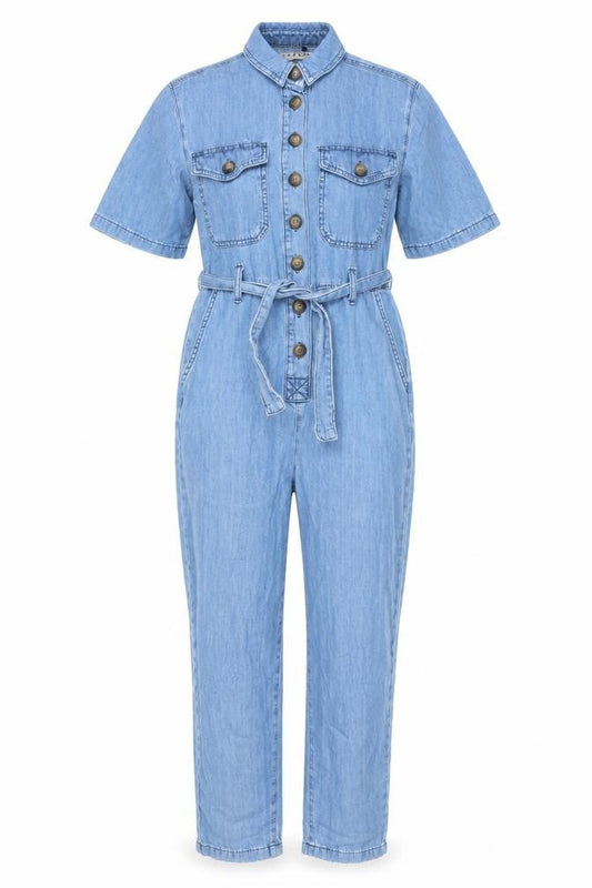Womens UK Size 4 Denim Co. One-Piece Blue Jumpsuit