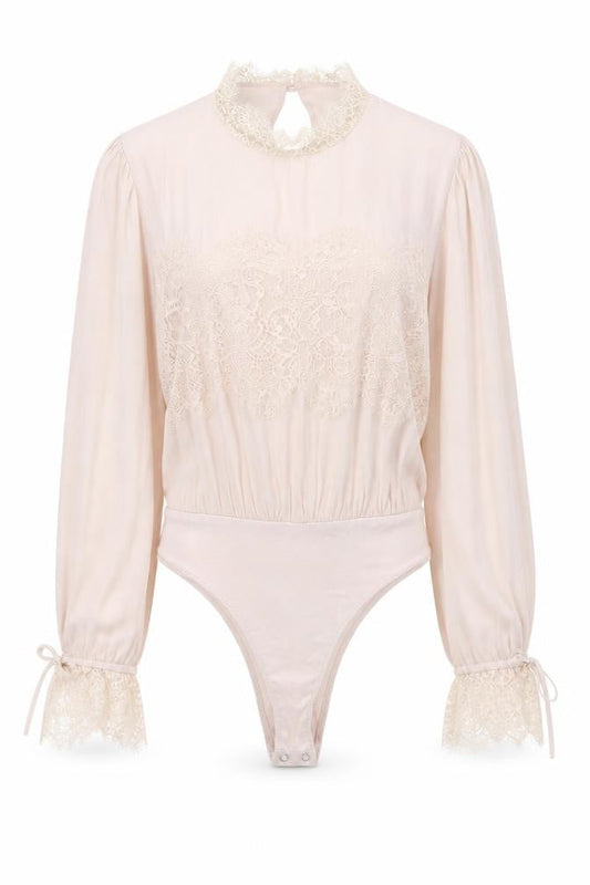 Womens UK Size M FOREVER 21 One-Piece Pink Bodysuit