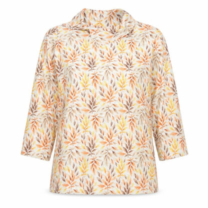 Womens UK Size L ISLE Multicoloured Tunic Blouse