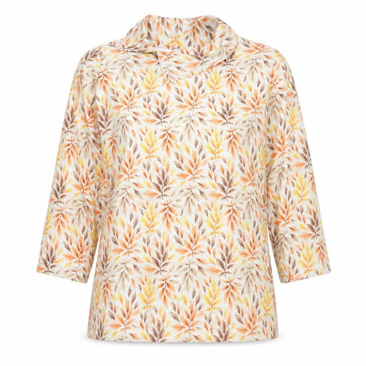 Womens UK Size L ISLE Multicoloured Tunic Blouse