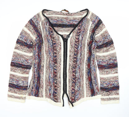 Womens UK Size 2XL Stephen Multicoloured Cardigan Jumper