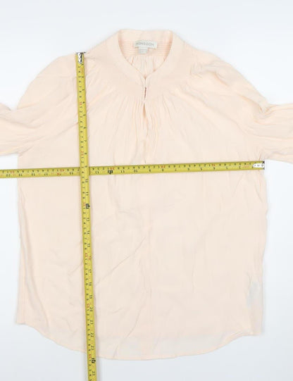 Womens UK Size 12 Monsoon Beige Tunic Blouse