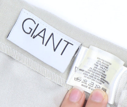 GIANT Womens Beige Pencil Skirt M Knee Length Workwear Zip