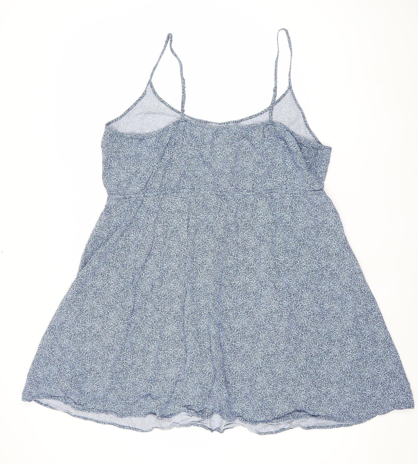 Gap Womens Blue Floral Slip Dress Size 18 Rayon Sleeveless Summer Wear