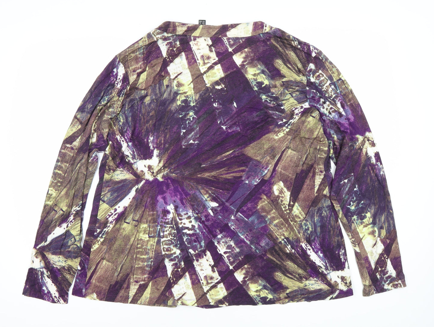 Womens UK Size XL Punt Roma Multicoloured Tunic Blouse