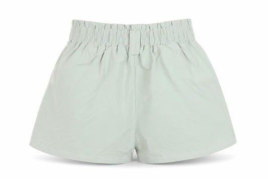 QED London Women’s Green Paperbag Shorts Size M High Waist