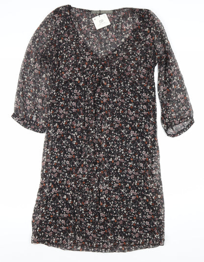 Zara Basic Women’s Multicoloured Floral Shift Dress Size S