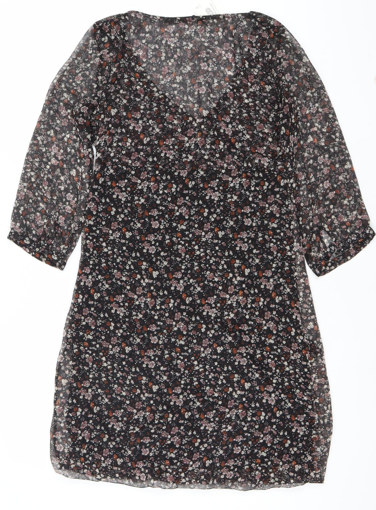 Zara Basic Women’s Multicoloured Floral Shift Dress Size S