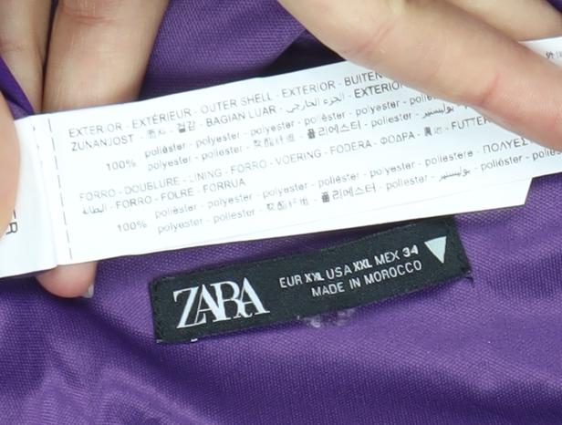 Zara Women Purple UK 8 Satin Bodysuit Long Sleeve Cowl Neck Partywear