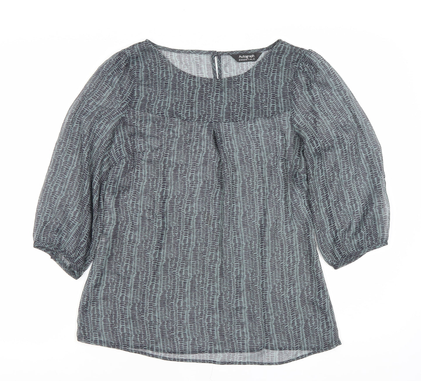 Womens UK Size 8 Marks and Spencer Grey Camisole Blouse