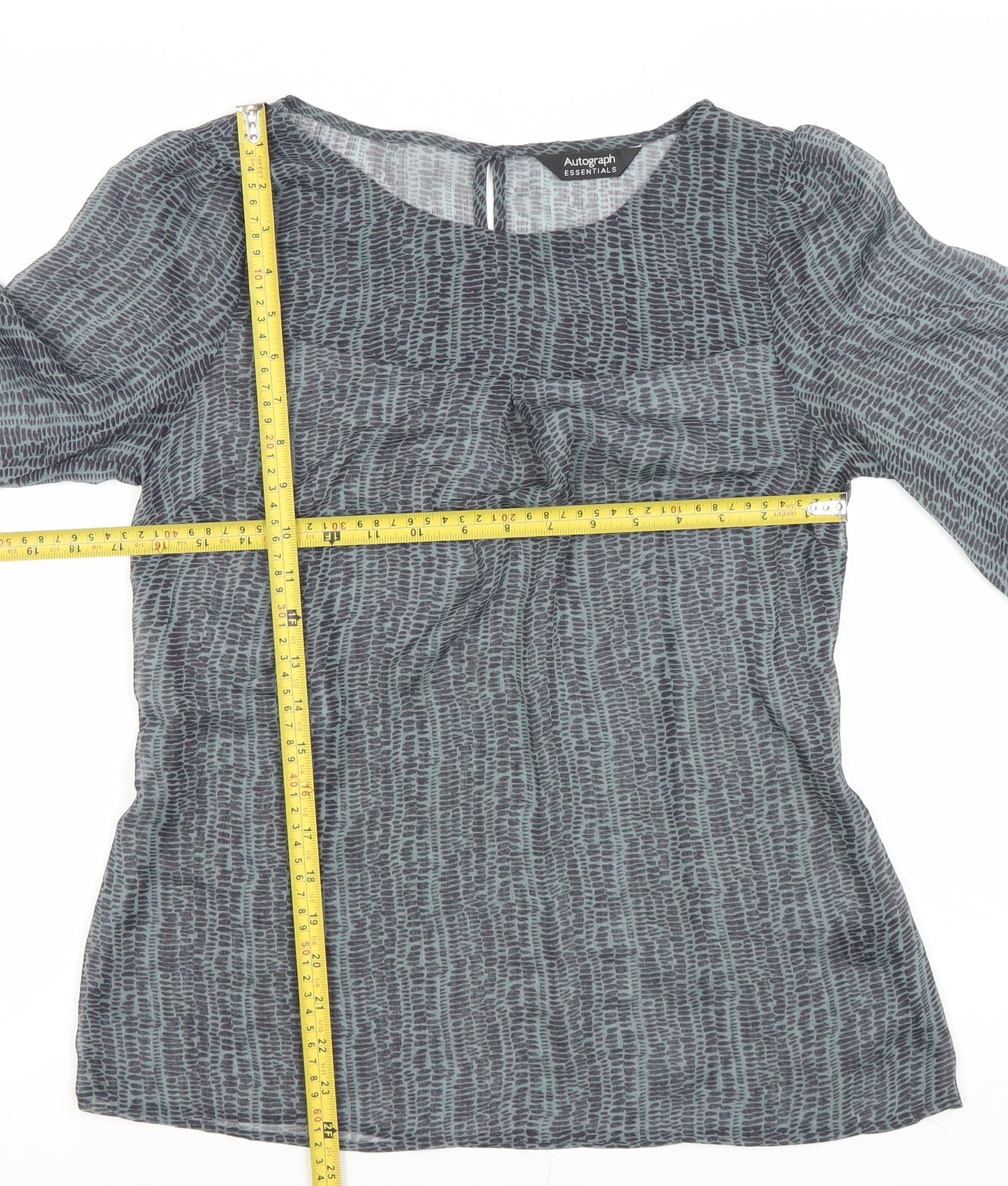 Womens UK Size 8 Marks and Spencer Grey Camisole Blouse
