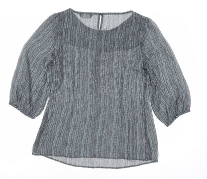 Womens UK Size 8 Marks and Spencer Grey Camisole Blouse