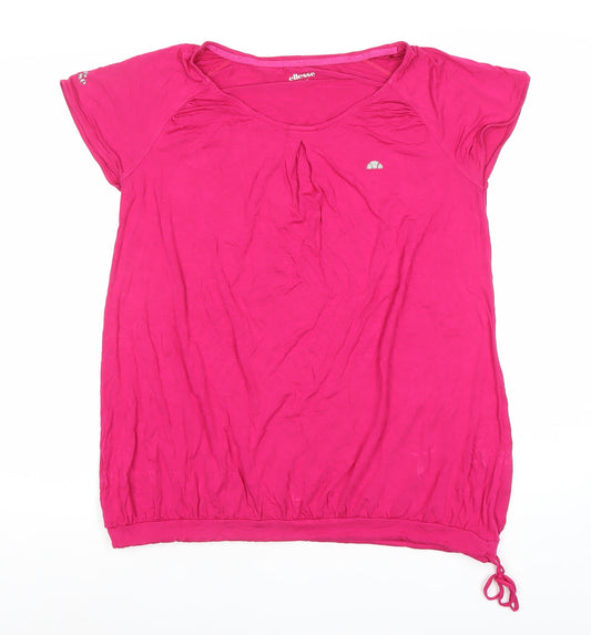 Womens UK Size XL ellesse Pink Basic T-Shirt
