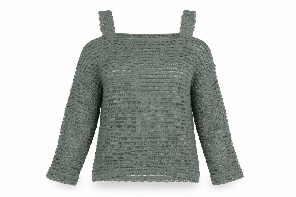Womens UK Size 10 NEXT Green Pullover Jumper