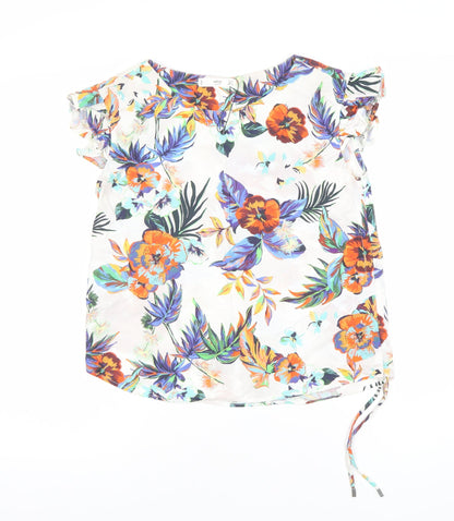 Womens UK Size 10 MNG Multicoloured Tunic Blouse