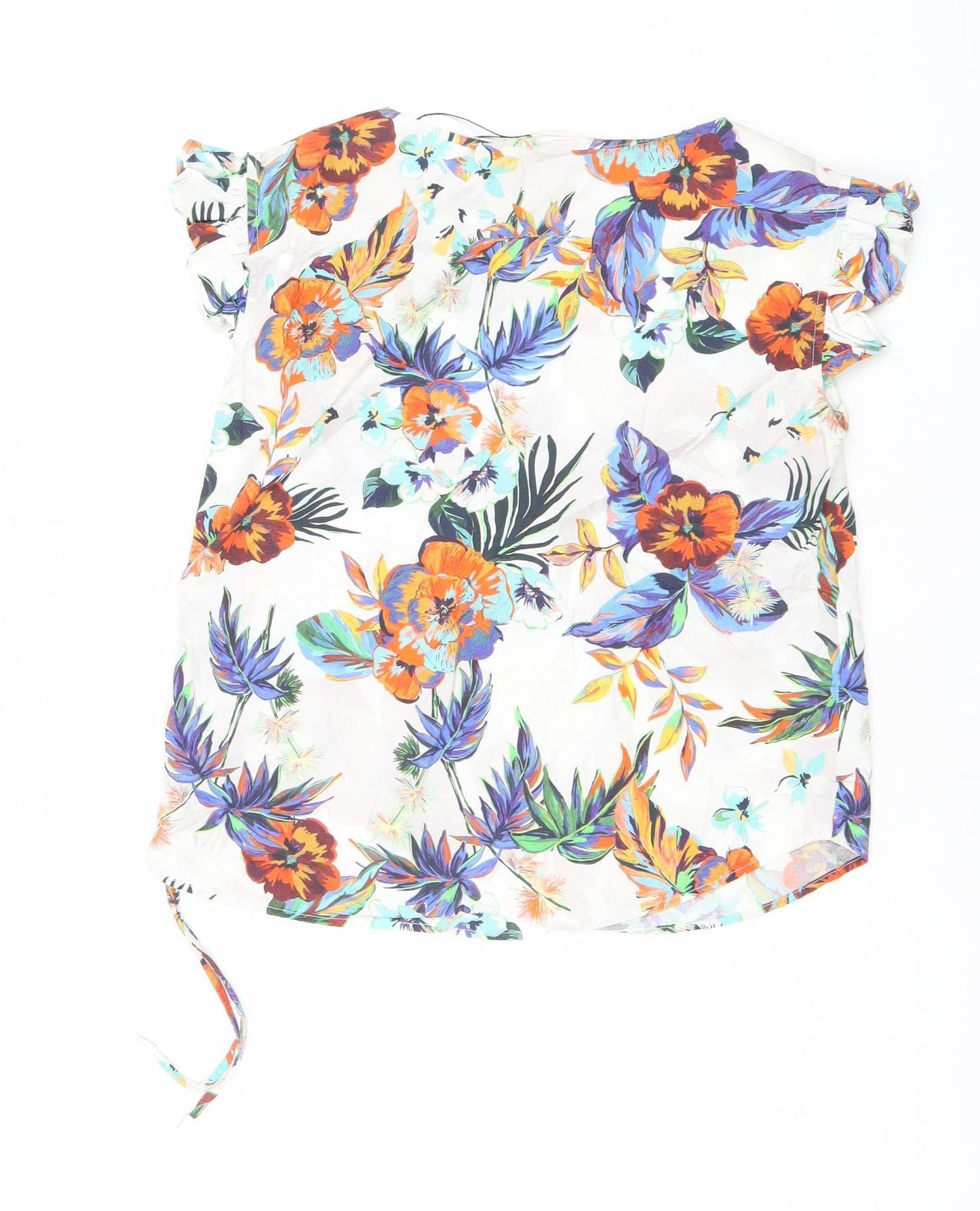 Womens UK Size 10 MNG Multicoloured Tunic Blouse