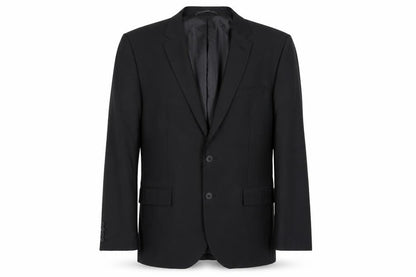 Jacamo Men Black 42R Regular Fit Blazer Jacket Wool Blend