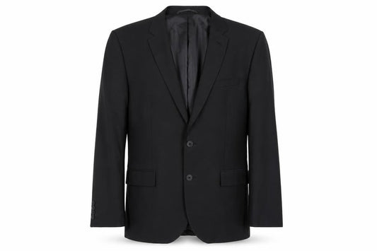Jacamo Men Black 42R Regular Fit Blazer Jacket Wool Blend