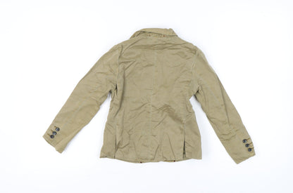 Next Boys Beige Linen Cotton Blazer Jacket 7 Years Smart Casual