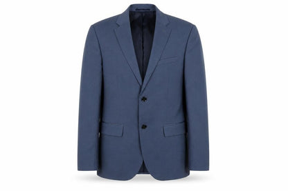 H&M Men’s Blue Slim Fit Blazer Jacket 40R Notch Lapel Two Button