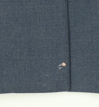 H&M Men’s Blue Slim Fit Blazer Jacket 40R Notch Lapel Two Button
