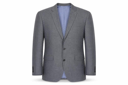 Primark Mens Grey Blazer Jacket Regular Fit Size 44R Smart Formal