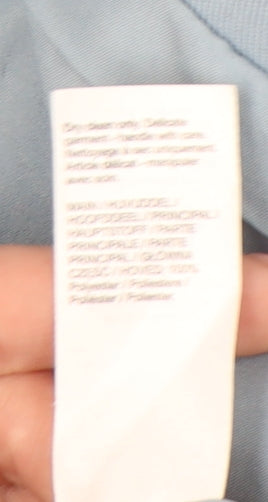 River Island Women Blue Petite Blazer Size 8 Double Breasted