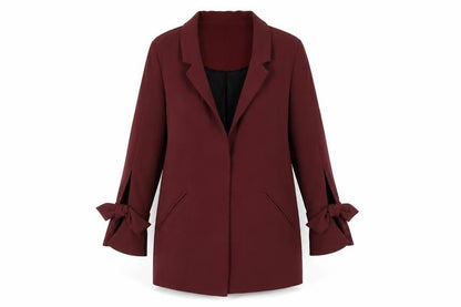 River Island Women Red Size 10 Blazer Mid Length Jacket