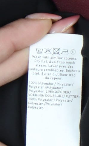 River Island Women Red Size 10 Blazer Mid Length Jacket