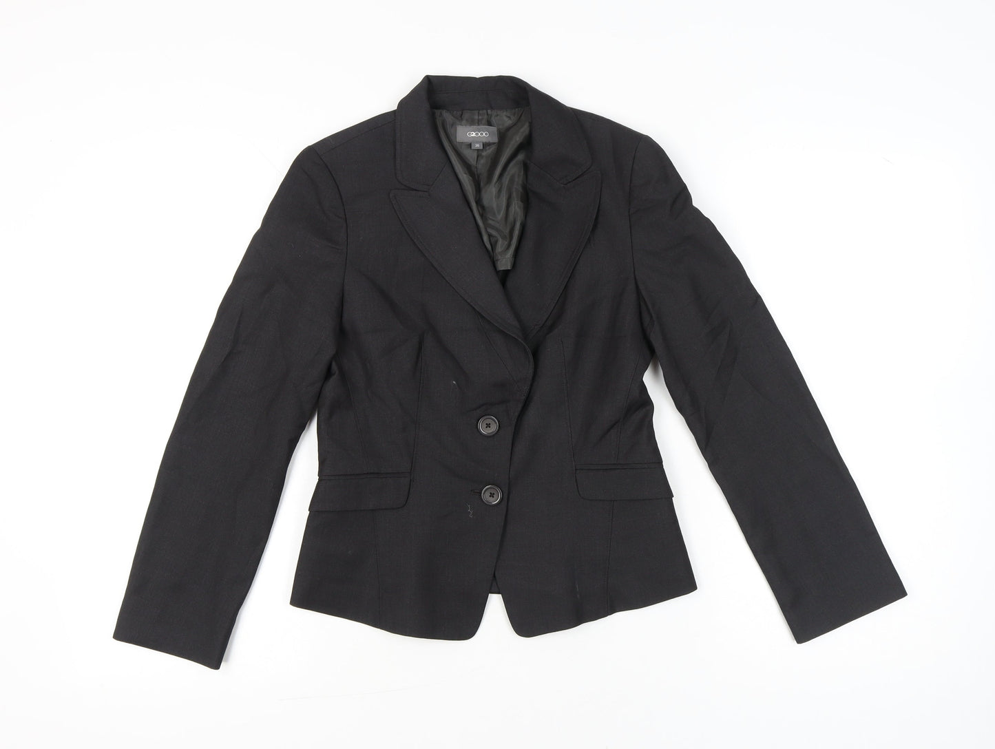 G2000 Womens Black Blazer Size 8 Tailored Work Jacket