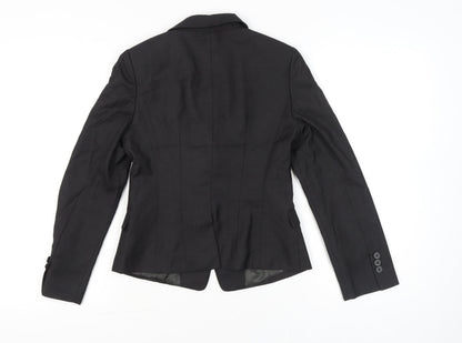 G2000 Womens Black Blazer Size 8 Tailored Work Jacket