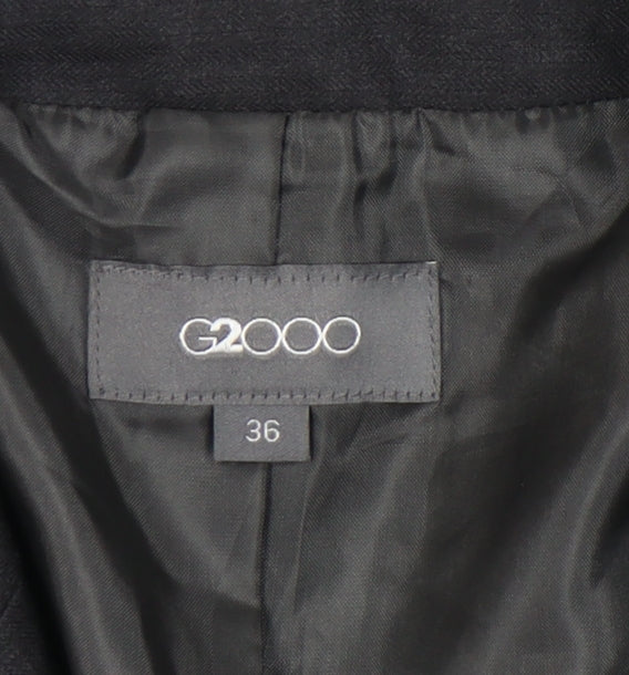 G2000 Womens Black Blazer Size 8 Tailored Work Jacket