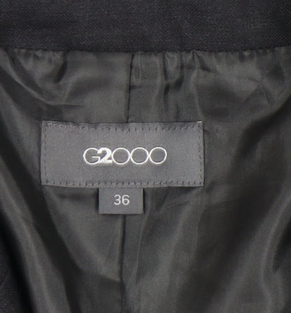 G2000 Womens Black Blazer Size 8 Tailored Work Jacket