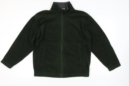 Mens UK Size M Marks and Spencer Green Basic Jacket