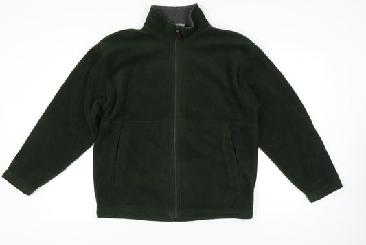 Mens UK Size M Marks and Spencer Green Basic Jacket