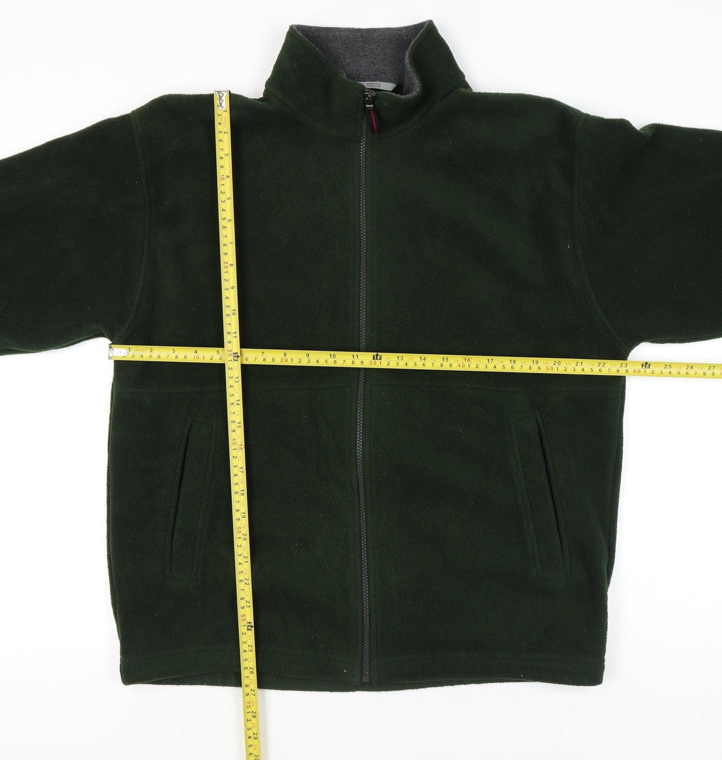 Mens UK Size M Marks and Spencer Green Basic Jacket
