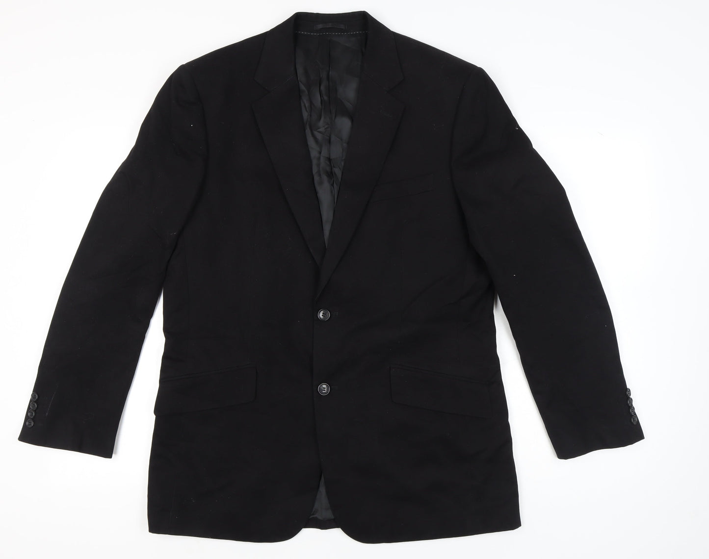 Mens UK Size 42 John Lewis Regular Black Suit Jacket