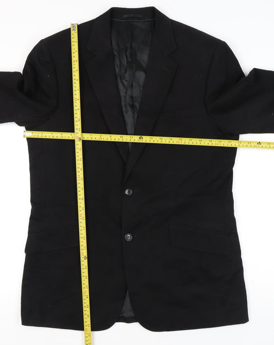 Mens UK Size 42 John Lewis Regular Black Suit Jacket