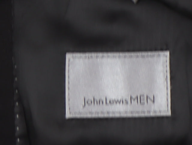 Mens UK Size 42 John Lewis Regular Black Suit Jacket