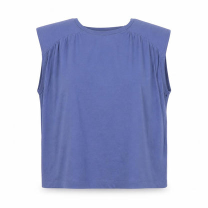 Womens UK Size S Zara Blue Basic Blouse