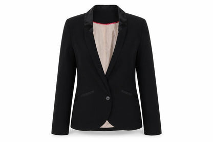 Womens UK Size 8 Oasis Regular Black Blazer