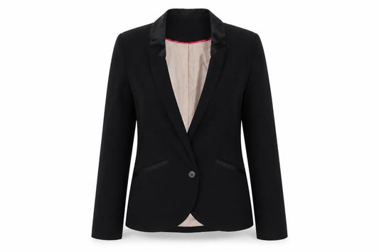 Womens UK Size 8 Oasis Regular Black Blazer