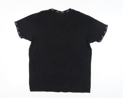 The Couture Club Men's Black L Short Sleeve Logo T-Shirt